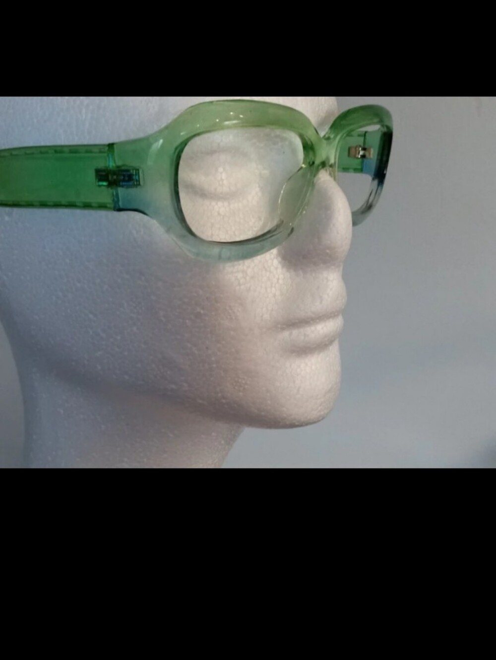 New Vintage Unisex Green Eyeglass Frame  NOS